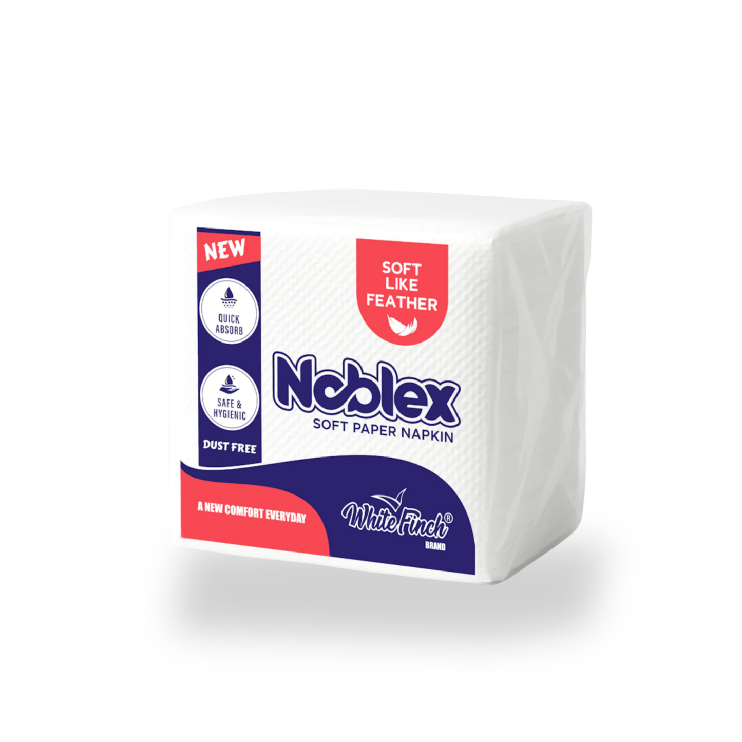 WHITEFINCH Noblex Virgin Soft 15gsm Tissue Paper Napkins (Pack of 3)