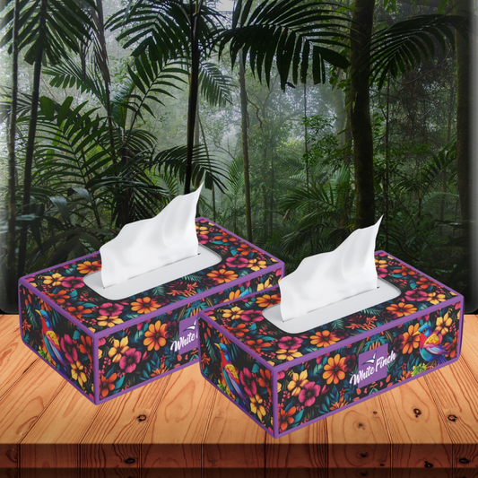 Whitefinch Facial Tissue Box(Pack of 2)